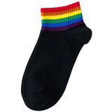 Popular Online Rainbow Women's Ins Summer Candy-Colored Socks