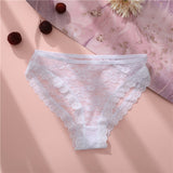 New Women Sexy Underwear Briefs Mesh Lace Panties