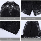 Sexy Lace Bra Corset Bustier Women Front Closure Halter Backless Plunge Push Up Bralette Wireless Lingerie Crop Top Underwear