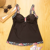 Women Vintage Large Swimwear