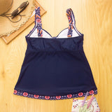 Women Vintage Large Swimwear