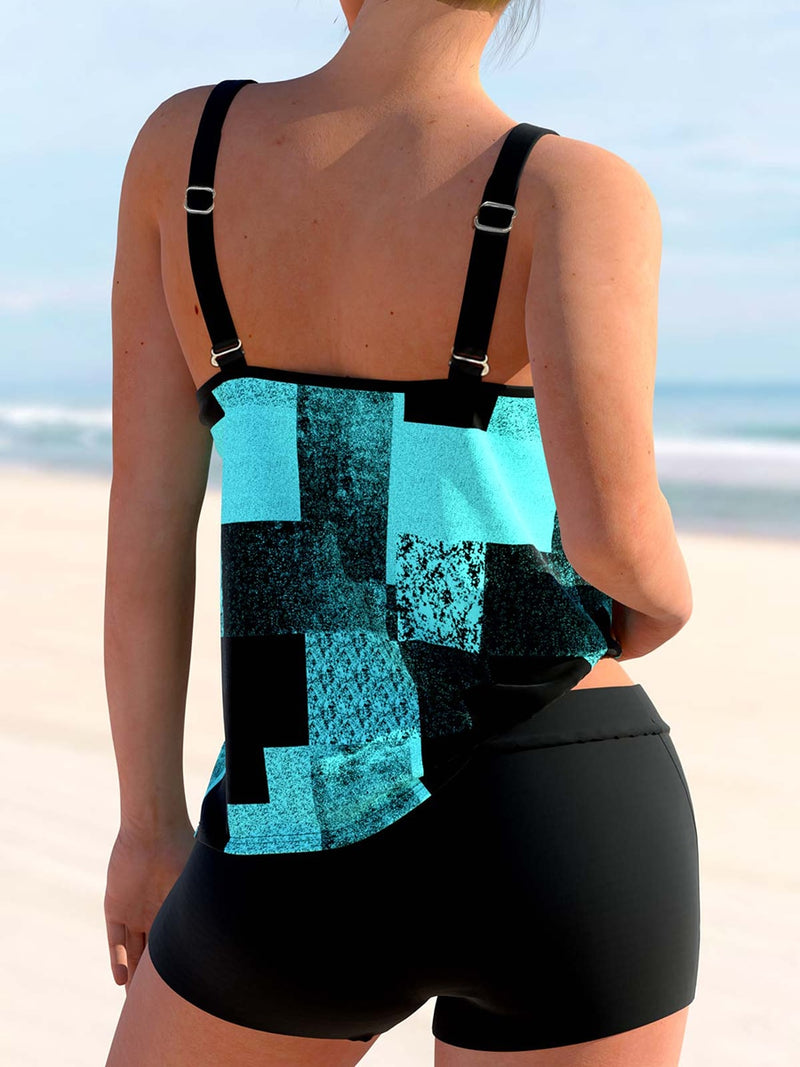 Print Tankini Set