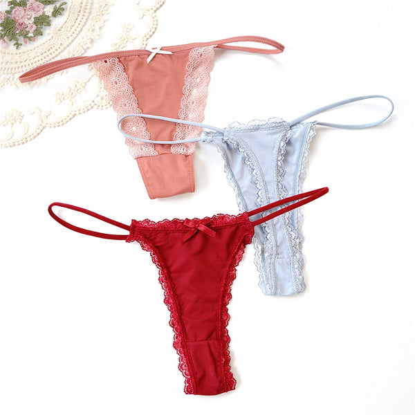 Sexy Lace Thongs Breathable Women