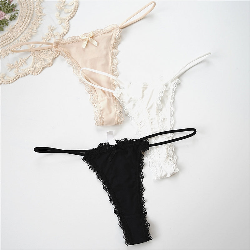 Sexy Lace Thongs Breathable Women